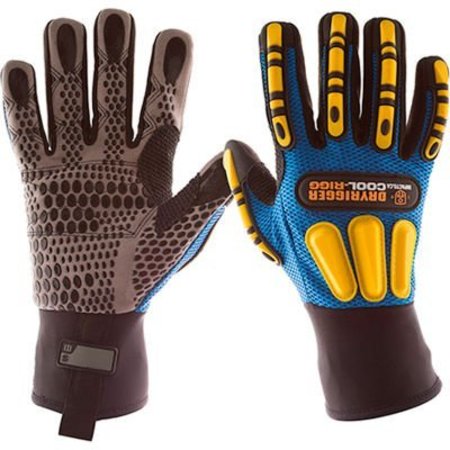 IMPACTO PROTECTIVE PRODUCTS Impacto WGCOOLRIGG Lrg Dryrigger Gloves, Vented Back For Hot Conditions, Oil & Water Resistant WGCOOLRIGGL